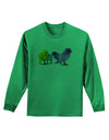 Real Life Peepers Adult Long Sleeve Shirt-Long Sleeve Shirt-TooLoud-Kelly-Green-Small-Davson Sales