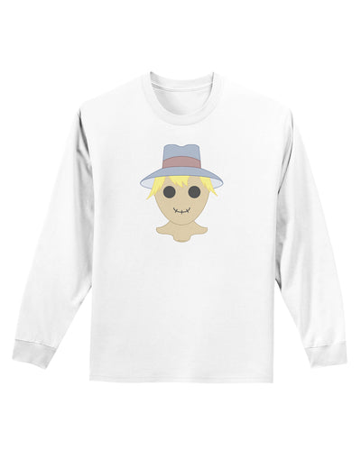 Lil Scarecrow Adult Long Sleeve Shirt-Long Sleeve Shirt-TooLoud-White-Small-Davson Sales