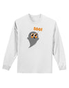 Cute Boo Ghost Adult Long Sleeve Shirt-Long Sleeve Shirt-TooLoud-White-Small-Davson Sales