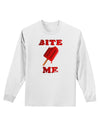 Bite Me Ice Cream Adult Long Sleeve Shirt-Long Sleeve Shirt-TooLoud-White-XXXX-Large-Davson Sales