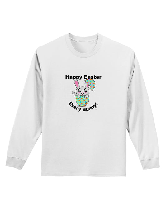 Happy Easter Every Bunny Adult Long Sleeve Shirt by TooLoud-TooLoud-White-Small-Davson Sales