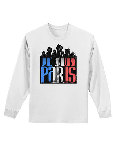 Je Suis Paris - Strong Adult Long Sleeve Shirt by-Long Sleeve Shirt-TooLoud-White-Small-Davson Sales