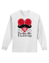 I Mustache You To Be My Valentine Adult Long Sleeve Shirt-Long Sleeve Shirt-TooLoud-White-Small-Davson Sales