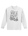 She's My Witch Adult Long Sleeve Shirt-Long Sleeve Shirt-TooLoud-White-Small-Davson Sales