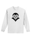 Cute Pixel Vampire Male Adult Long Sleeve Shirt-Long Sleeve Shirt-TooLoud-White-Small-Davson Sales