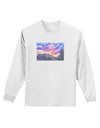 Colorado Rainbow Sunset Watercolor Adult Long Sleeve Shirt-Long Sleeve Shirt-TooLoud-White-Small-Davson Sales