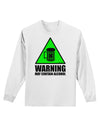 Warning May Contain Alcohol Adult Long Sleeve Shirt by TooLoud-Long Sleeve Shirt-TooLoud-White-Small-Davson Sales