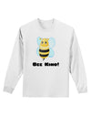 Bee Kind Adult Long Sleeve Shirt-Long Sleeve Shirt-TooLoud-White-XXXX-Large-Davson Sales