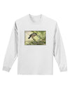 CO Chickadee with Text Adult Long Sleeve Shirt-Long Sleeve Shirt-TooLoud-White-Small-Davson Sales