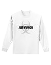 Biohazard Survivor - Zombie Apocalypse Adult Long Sleeve Shirt-Long Sleeve Shirt-TooLoud-White-Small-Davson Sales