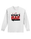 She's BAE - Left Arrow Adult Long Sleeve Shirt-Long Sleeve Shirt-TooLoud-White-Small-Davson Sales