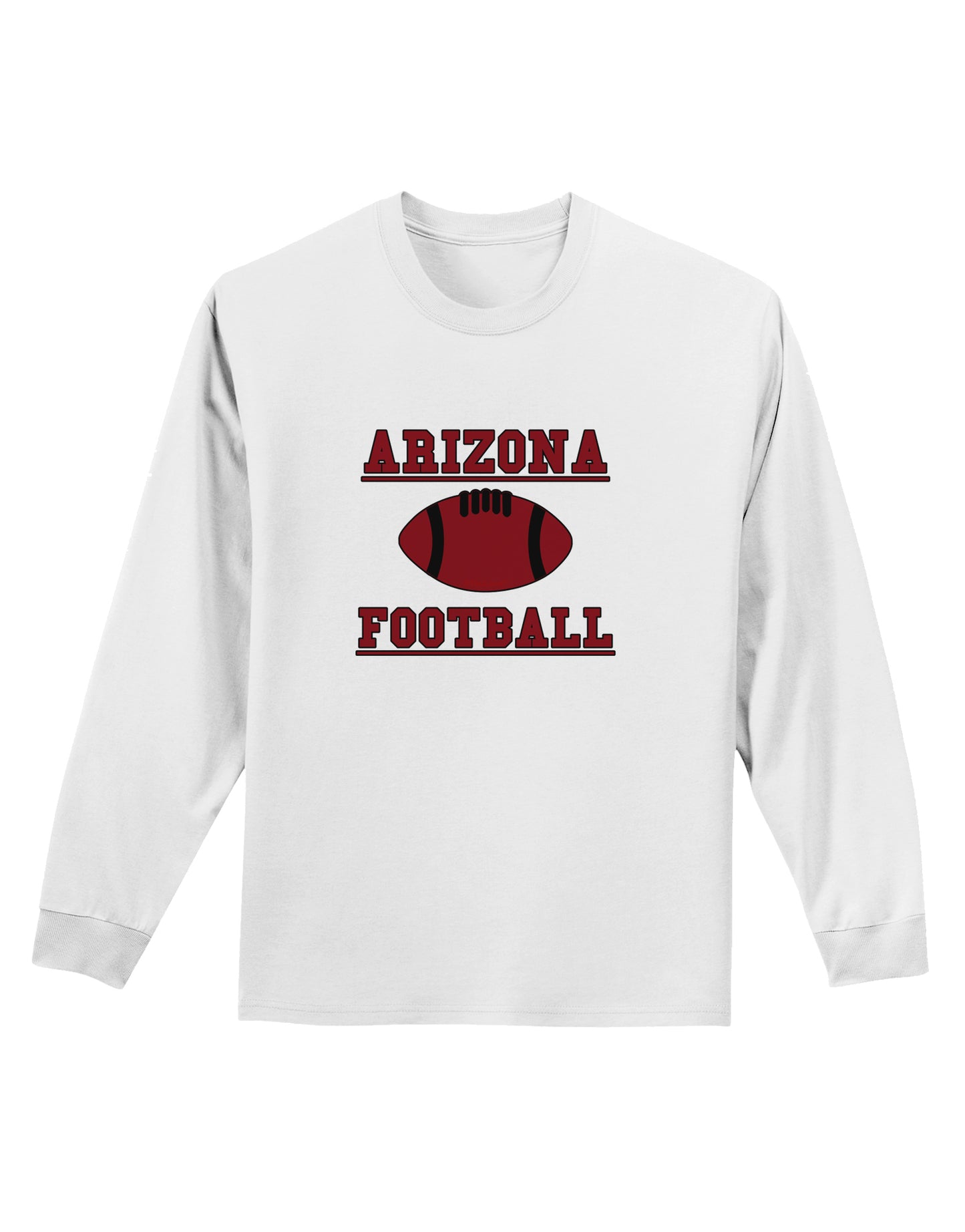 Arizona Football Adult Long Sleeve Shirt by TooLoud-TooLoud-White-Small-Davson Sales