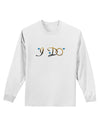 I Do - Groom Adult Long Sleeve Shirt-Long Sleeve Shirt-TooLoud-White-Small-Davson Sales