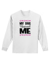 My Dog Rescued Me Adult Long Sleeve Shirt-Long Sleeve Shirt-TooLoud-White-Small-Davson Sales