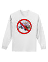 No Lionfish Adult Long Sleeve Shirt-Long Sleeve Shirt-TooLoud-White-Small-Davson Sales