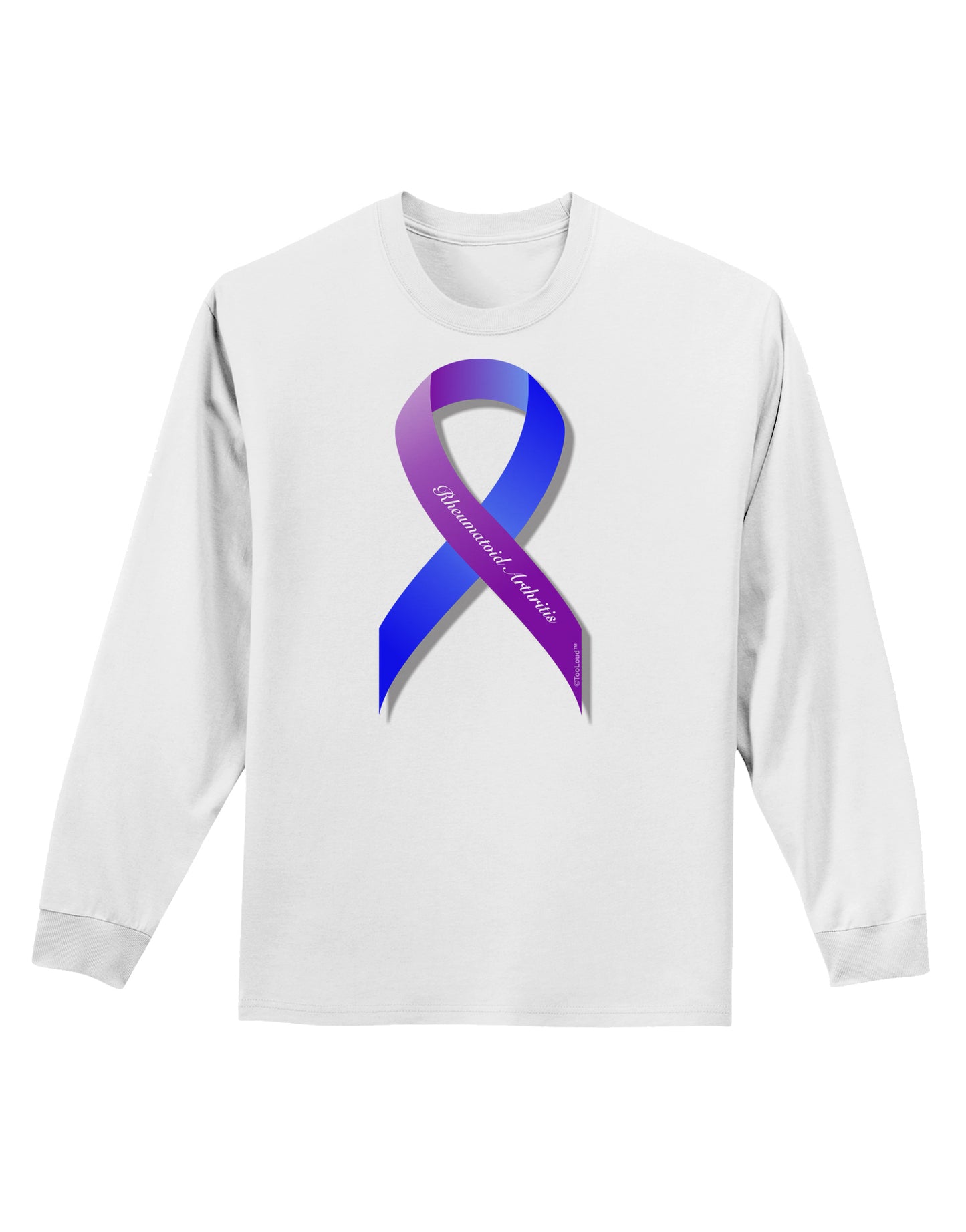 TooLoud Rheumatoid Arthritis Adult Long Sleeve Shirt-Long Sleeve Shirt-TooLoud-White-Small-Davson Sales
