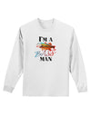 I'm A Bass Man Watercolor Adult Long Sleeve Shirt-Long Sleeve Shirt-TooLoud-White-Small-Davson Sales