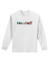 Mexcellent Flag Color - Cinco De Mayo Adult Long Sleeve Shirt-Long Sleeve Shirt-TooLoud-White-Small-Davson Sales