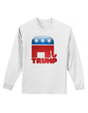 Trump Bubble Symbol Adult Long Sleeve Shirt-Long Sleeve Shirt-TooLoud-White-Small-Davson Sales