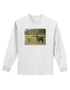 Standing Llamas Adult Long Sleeve Shirt by TooLoud-Long Sleeve Shirt-TooLoud-White-Small-Davson Sales