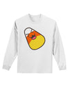 Cute Father Candy Corn Family Halloween Adult Long Sleeve Shirt-Long Sleeve Shirt-TooLoud-White-Small-Davson Sales