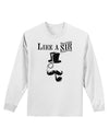 Like A Sir - Super Classy Adult Long Sleeve Shirt-Long Sleeve Shirt-TooLoud-White-Small-Davson Sales