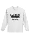 Bachelor Party Drinking Team Adult Long Sleeve Shirt-Long Sleeve Shirt-TooLoud-White-Small-Davson Sales