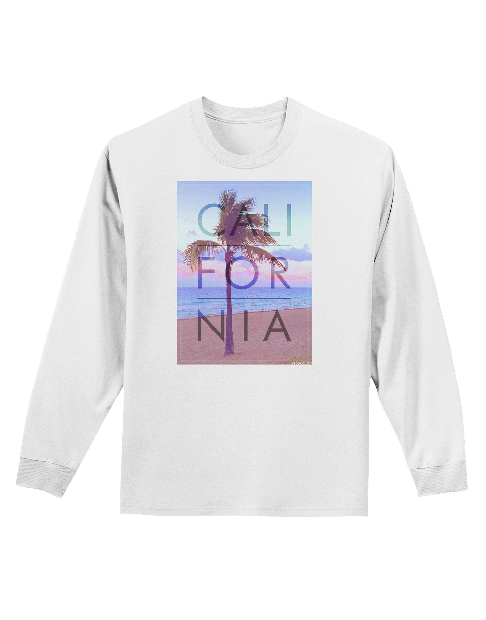 California Beach Filter Adult Long Sleeve Shirt-Long Sleeve Shirt-TooLoud-White-XXXX-Large-Davson Sales