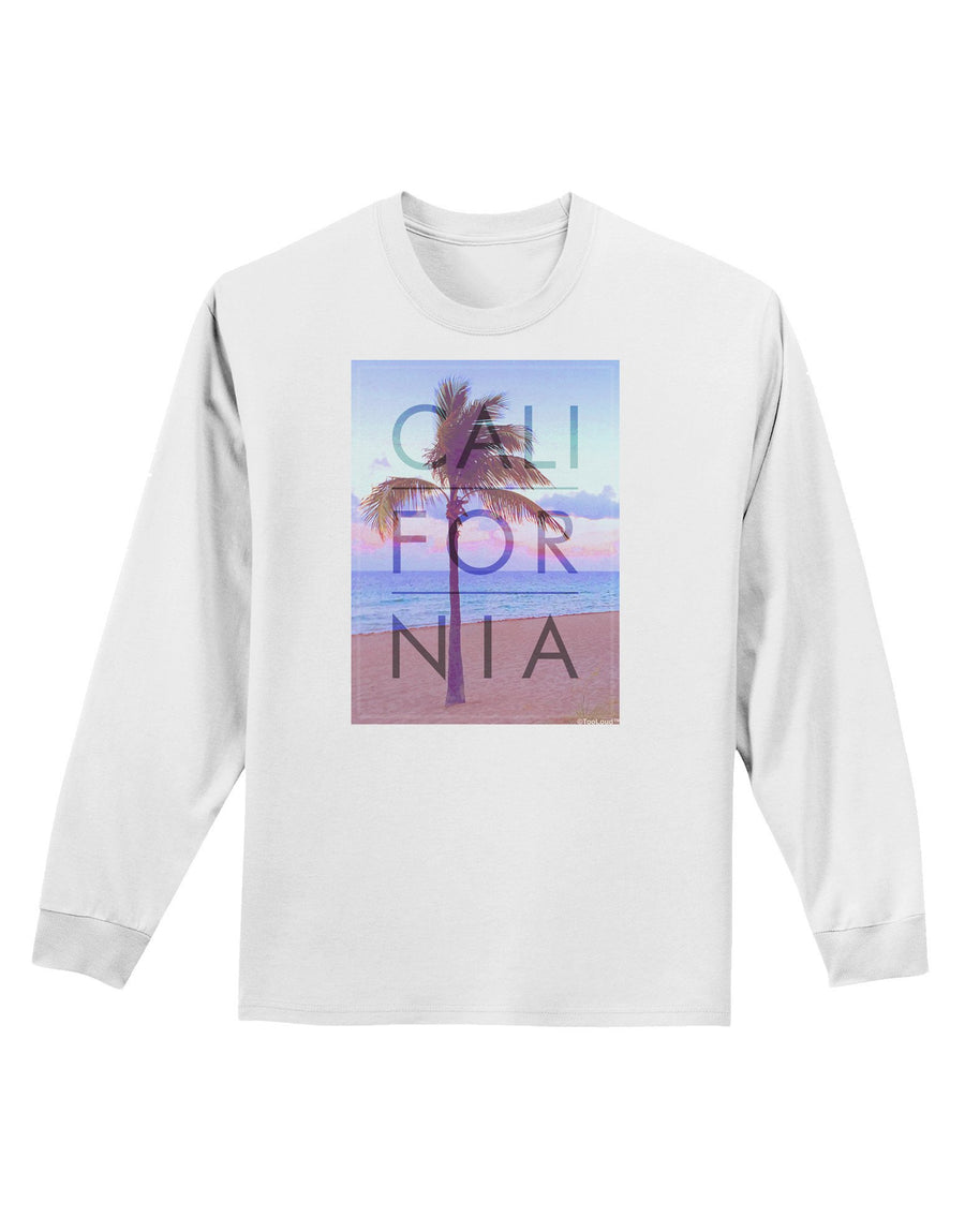 California Beach Filter Adult Long Sleeve Shirt-Long Sleeve Shirt-TooLoud-White-XXXX-Large-Davson Sales