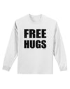 Free Hugs Adult Long Sleeve Shirt-Long Sleeve Shirt-TooLoud-White-Small-Davson Sales