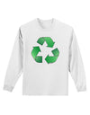 Recycle Green Adult Long Sleeve Shirt by TooLoud-Long Sleeve Shirt-TooLoud-White-Small-Davson Sales