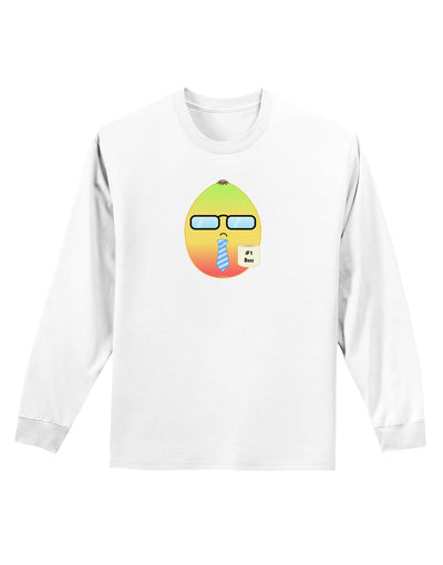 Manager Mango Adult Long Sleeve Shirt-Long Sleeve Shirt-TooLoud-White-Small-Davson Sales