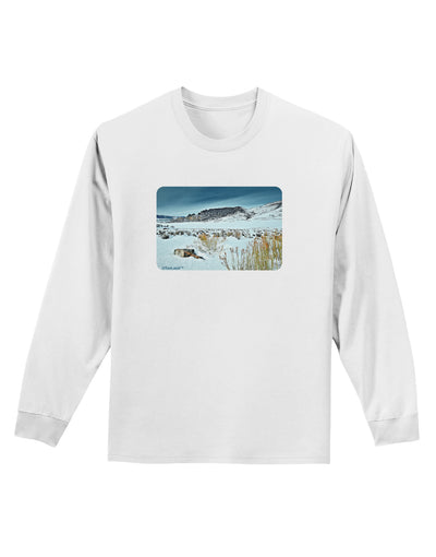 CO Snow Scene Adult Long Sleeve Shirt-Long Sleeve Shirt-TooLoud-White-Small-Davson Sales