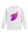 Cute Single Angel Wing Adult Long Sleeve Shirt-Long Sleeve Shirt-TooLoud-White-Small-Davson Sales