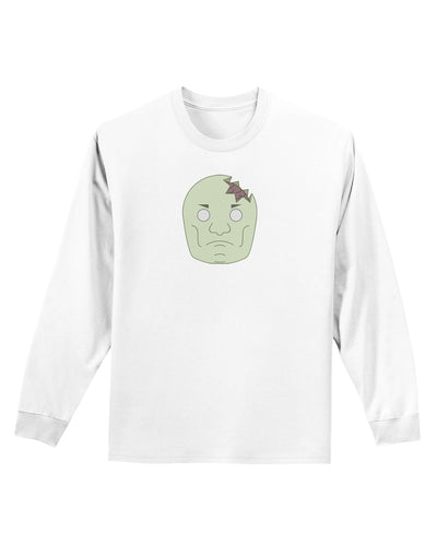 Irritated Zombie Adult Long Sleeve Shirt-Long Sleeve Shirt-TooLoud-White-Small-Davson Sales