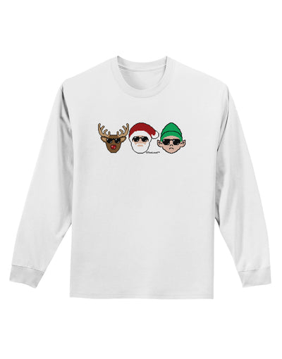 The X-mas Squad Adult Long Sleeve Shirt-Long Sleeve Shirt-TooLoud-White-Small-Davson Sales