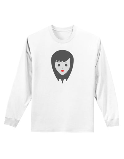 Lil Countess Adult Long Sleeve Shirt-Long Sleeve Shirt-TooLoud-White-Small-Davson Sales