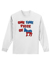 One Fine Piece Of - Democrat Adult Long Sleeve Shirt-Long Sleeve Shirt-TooLoud-White-Small-Davson Sales