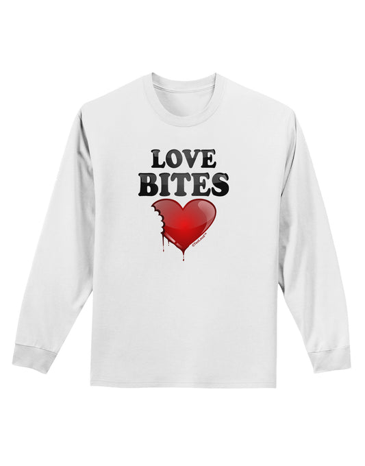 Love Bites Adult Long Sleeve Shirt-Long Sleeve Shirt-TooLoud-White-Small-Davson Sales