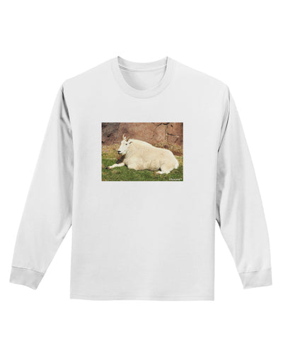 Relaxing Ram Adult Long Sleeve Shirt-Long Sleeve Shirt-TooLoud-White-Small-Davson Sales