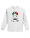 Mexican Extraterrestrial Text Adult Long Sleeve Shirt-Long Sleeve Shirt-TooLoud-White-Small-Davson Sales