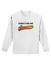 Director Of Awesome Adult Long Sleeve Shirt-Long Sleeve Shirt-TooLoud-White-Small-Davson Sales