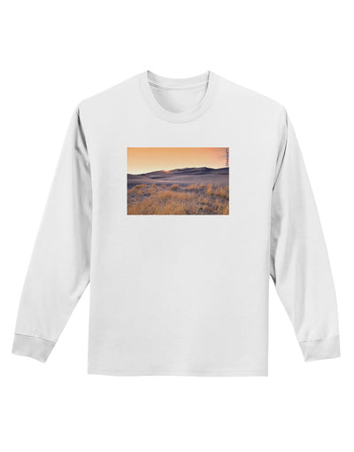 Colorado Sand Dunes Adult Long Sleeve Shirt-Long Sleeve Shirt-TooLoud-White-Small-Davson Sales