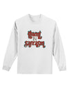Fluent in Sarcasm Adult Long Sleeve Shirt-Long Sleeve Shirt-TooLoud-White-Small-Davson Sales