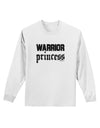 Warrior Princess Script Adult Long Sleeve Shirt-Long Sleeve Shirt-TooLoud-White-Small-Davson Sales