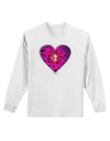 Water Droplet Heart Magenta Adult Long Sleeve Shirt by TooLoud-Long Sleeve Shirt-TooLoud-White-Small-Davson Sales