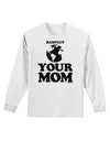 Respect Your Mom - Mother Earth Design Adult Long Sleeve Shirt-Long Sleeve Shirt-TooLoud-White-Small-Davson Sales