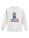 Patriotic Cat I Want You Adult Long Sleeve Shirt by TooLoud-Long Sleeve Shirt-TooLoud-White-Small-Davson Sales