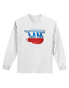 Sloth Political Party Symbol Adult Long Sleeve Shirt-Long Sleeve Shirt-TooLoud-White-Small-Davson Sales