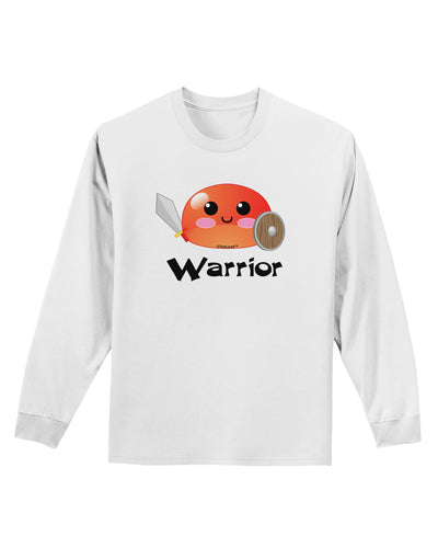 Cute RPG Slime - Warrior Adult Long Sleeve Shirt by TooLoud-Long Sleeve Shirt-TooLoud-White-Small-Davson Sales